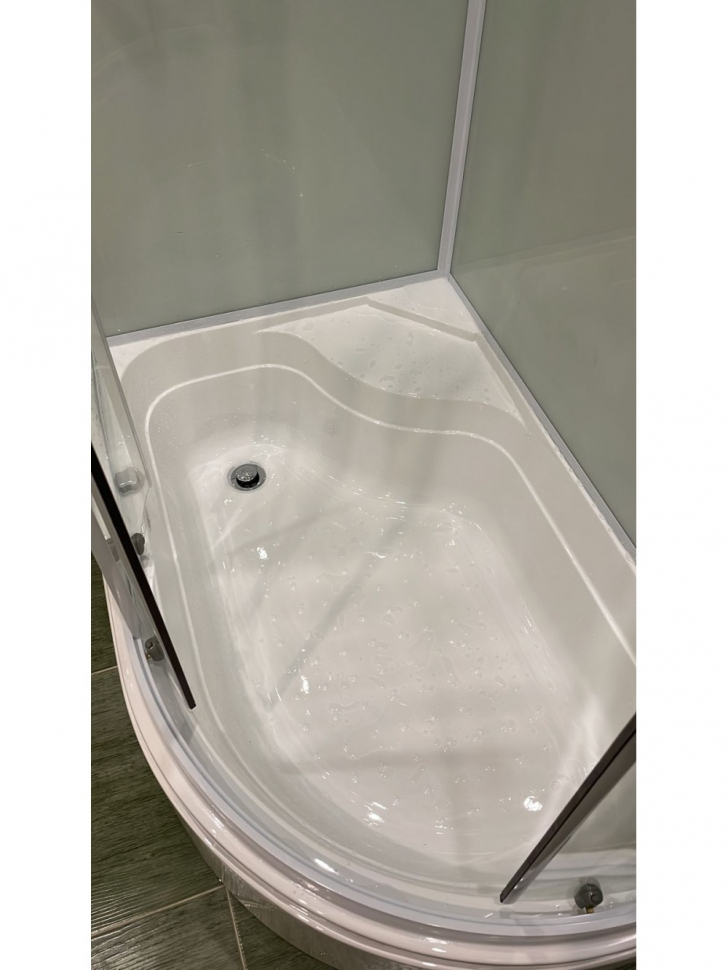 Душевая кабина Frank F412/2L White без крыши 120x80 см, 136009