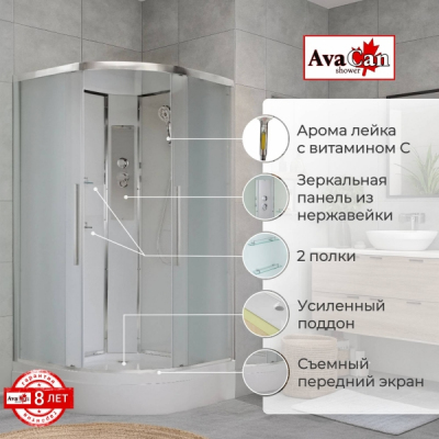 Душевая кабина AvaCan EM3080N 80x80 см без крыши