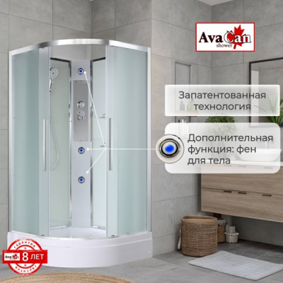 Душевая кабина AvaCan EM3080N 80x80 см без крыши