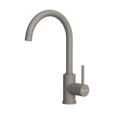 Смеситель для кухни Omoikiri Shinagawa-P-GR латунь/leningrad grey, 4974160