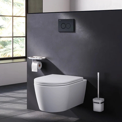 Клавиша смыва для инсталляции AM.PM ProC L I070138 механическая черная матовая