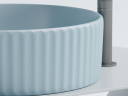Умывальник CERAMICANOVA Element чаша накладная круглая (цвет Голубой Матовый) CN6057ML