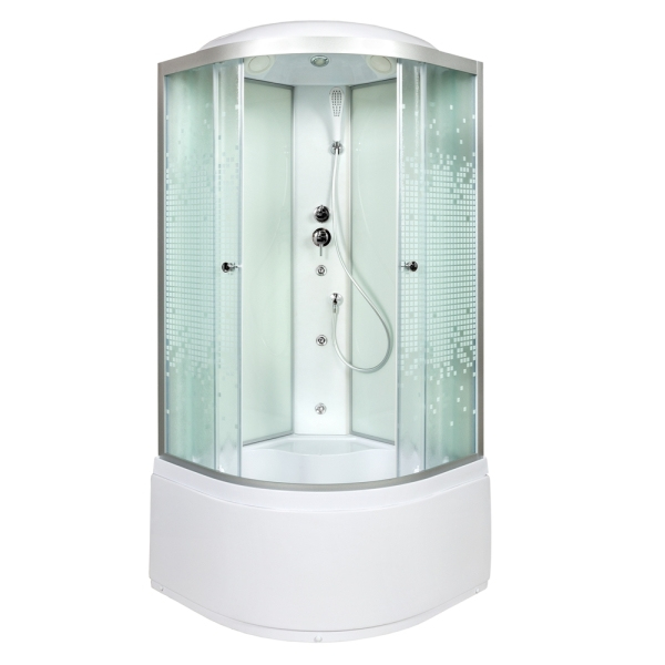 Душевая кабина AvaCan L910 с гидромассажем 100x100 см, L910GM