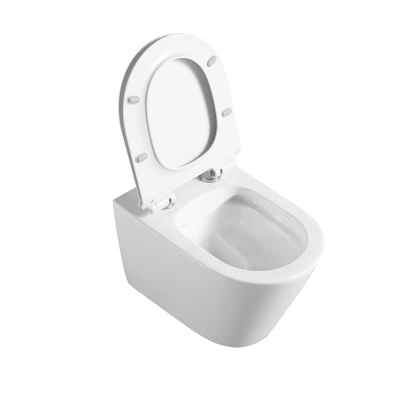 Унитаз подвесной Vito VT1-23 безободковый, ультратонкое soft-close сиденье