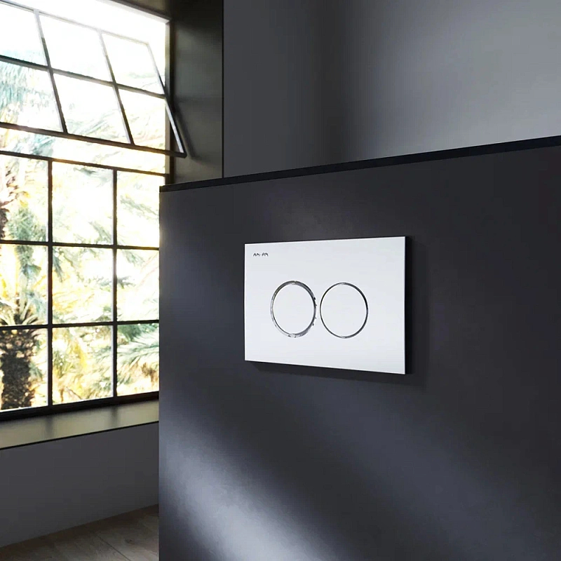 Клавиша смыва для инсталляции AM.PM ProC L I070131 механическая серебристая