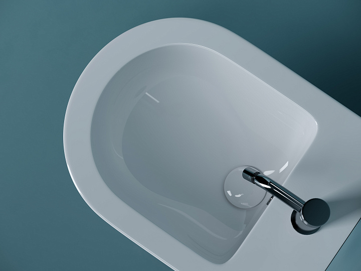 Подвесное биде CERAMICANOVA Uno CN11002