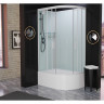 Душевая кабина Frank F412/2L М White 120x80 без крыши матовое стекло, 20037