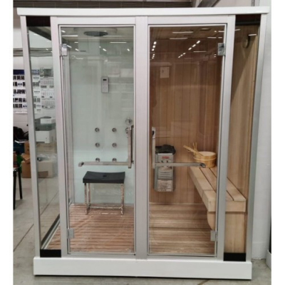 Кабина с финской сауной FRANK F921R 220x130x220 см правосторонняя, 2015198
