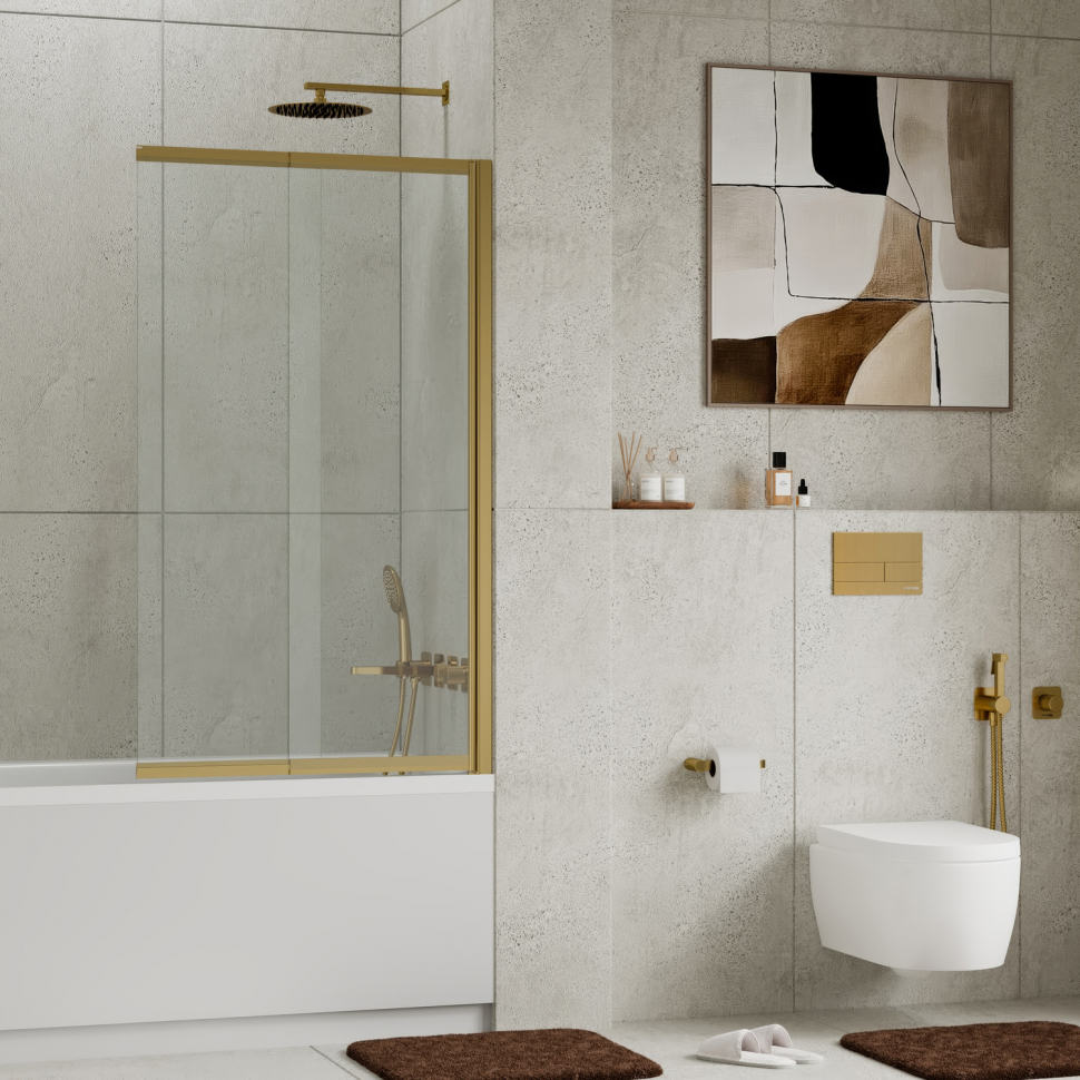 Стеклянная шторка Wasserkraft Schunter 82S02-100