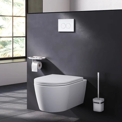 Клавиша смыва для инсталляции AM.PM ProC L I070101 механическая белая глянцевая