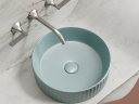 Умывальник CERAMICANOVA Element чаша накладная круглая (цвет Зеленый Матовый) CN6057MLG