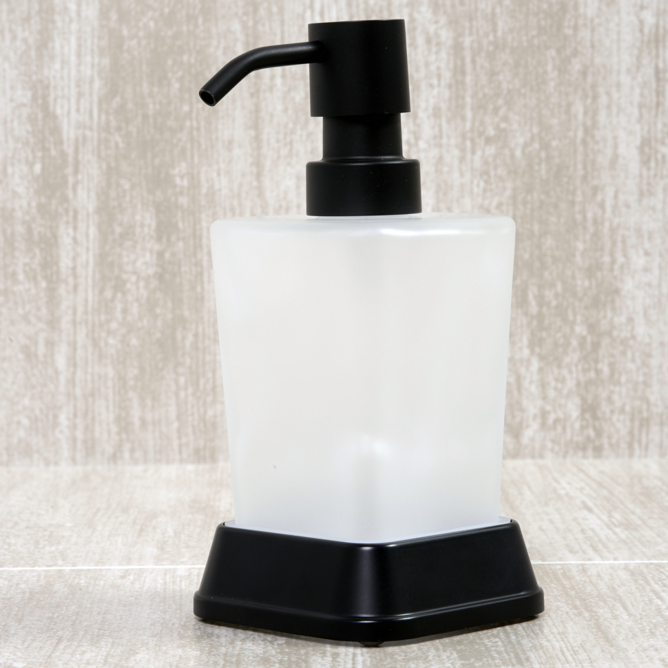 Дозатор для жидкого мыла Wasserkraft Amper K-5499BLACK