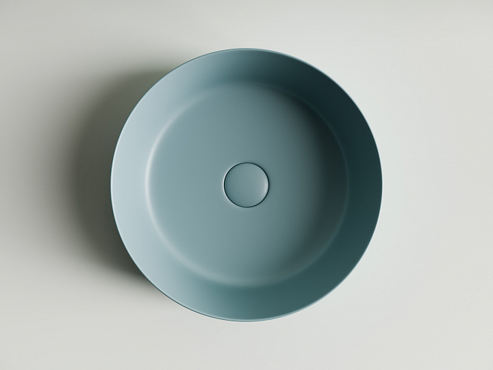 Умывальник CERAMICANOVA Element чаша накладная круглая (цвет Зеленый Матовый) CN6022MLG