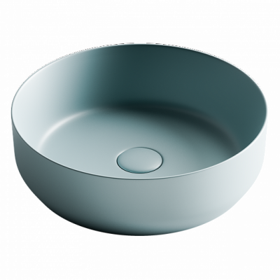 Умывальник CERAMICANOVA Element чаша накладная круглая (цвет Зеленый Матовый) CN6022MLG