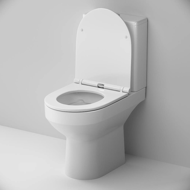 Унитаз напольный AM.PM Spirit 2.0 C708600WH безободковый с сиденьем микролифт 58WH, белый