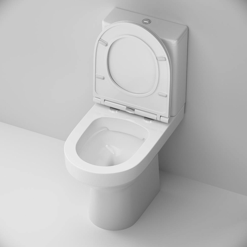 Унитаз напольный AM.PM Spirit 2.0 C708600WH безободковый с сиденьем микролифт 58WH, белый