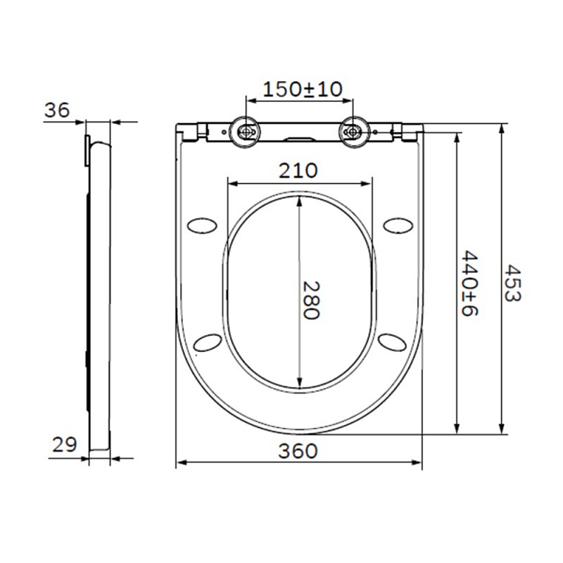 Унитаз напольный AM.PM Spirit 2.0 C708600WH безободковый с сиденьем микролифт 58WH, белый