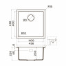 Кухонная мойка Omoikiri Yamakawa 45-Integra-GR Artceramic/leningrad grey, 4997252