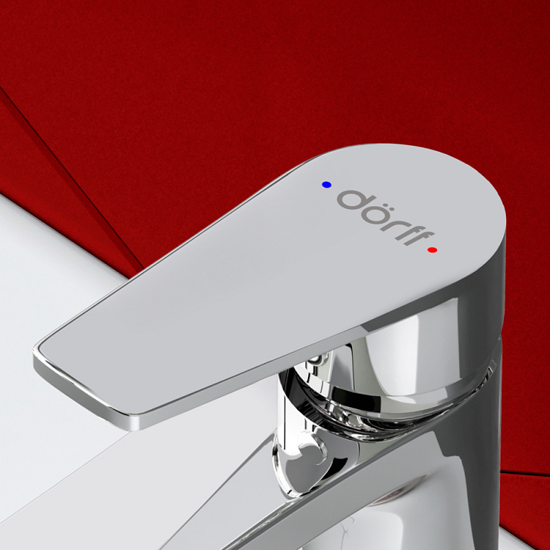 Смеситель для раковины (умывальника) Dorff Prime D4002100 хром