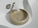 Умывальник CERAMICANOVA Element чаша накладная круглая (цвет Капучино Матовый) CN6050MC