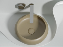 Умывальник CERAMICANOVA Element чаша накладная круглая (цвет Капучино Матовый) CN6050MC