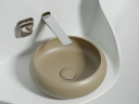 Умывальник CERAMICANOVA Element чаша накладная круглая (цвет Капучино Матовый) CN6050MC