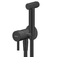 Гигиенический душ SANCOS Atom со смесителем, цвет черный матовый, SC2001MB