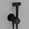 Гигиенический душ SANCOS Atom со смесителем, цвет черный матовый, SC2001MB