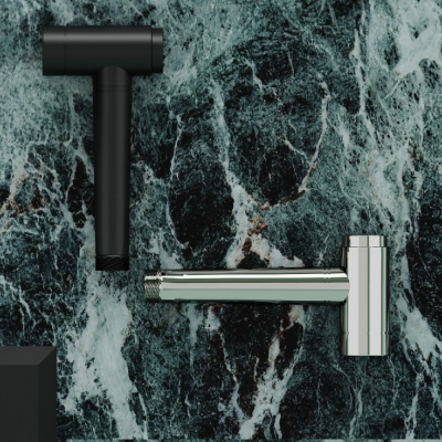 Гигиенический душ SANCOS Atom со смесителем, цвет черный матовый, SC2001MB