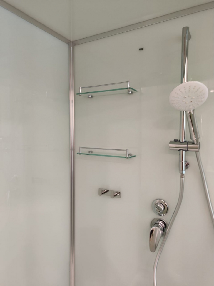 Душевая кабина Frank F409 Brilliant без крыши 90x90 см, 156009