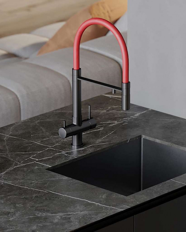 Сменный гибкий шланг для смесителя Kanto Omoikiri OT-01-AZ, 4996044