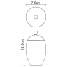 Косметическая емкость Wasserkraft Ruwer K-6779