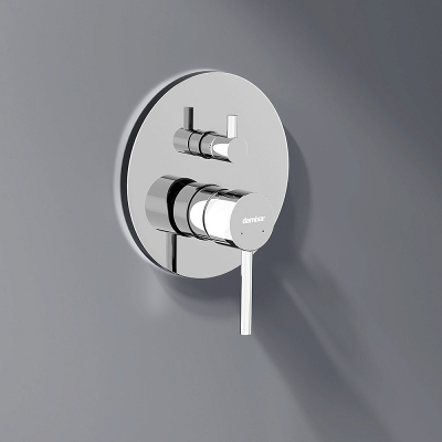 Встраиваемая душевая система Damixa Scandinavian Pure 936520000 хром: тропический верхний душ, ручной душ