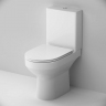 Унитаз напольный AM.PM Spirit 2.0 C708600WH безободковый с сиденьем микролифт 57WH, белый