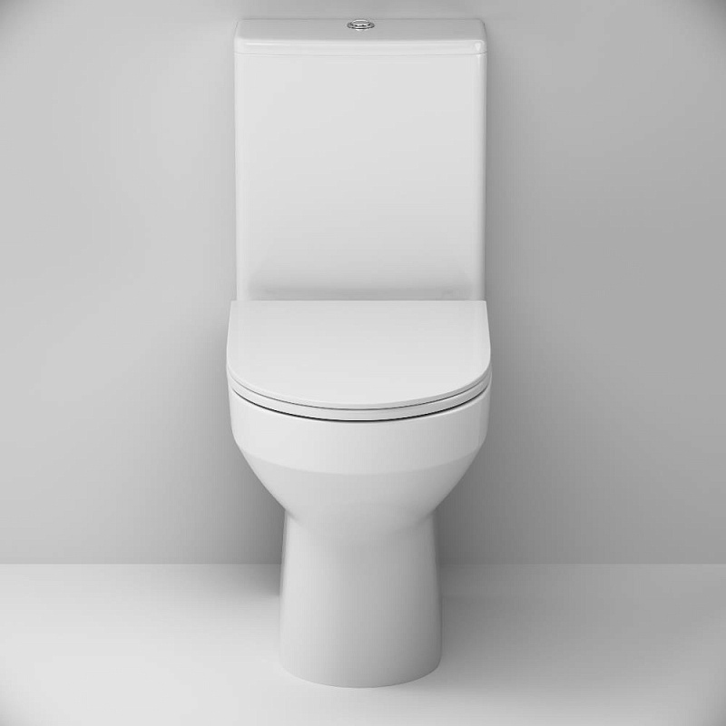 Унитаз напольный AM.PM Spirit 2.0 C708600WH безободковый с сиденьем микролифт 57WH, белый