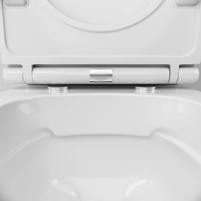 Унитаз напольный AM.PM Spirit 2.0 C708600WH безободковый с сиденьем микролифт 57WH, белый