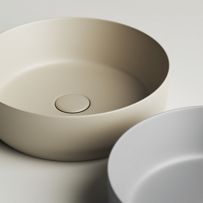 Умывальник CERAMICANOVA Element чаша накладная круглая (цвет Капучино Матовый) CN6022MC