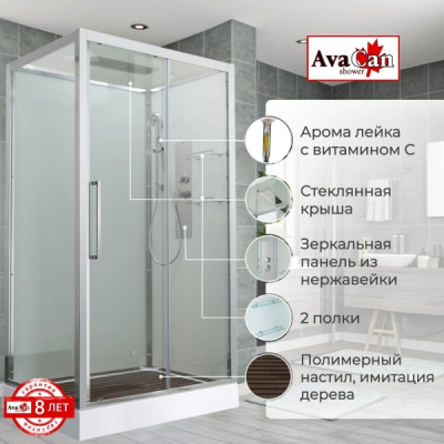 Душевая кабина AvaCan Z2911 110x90 см