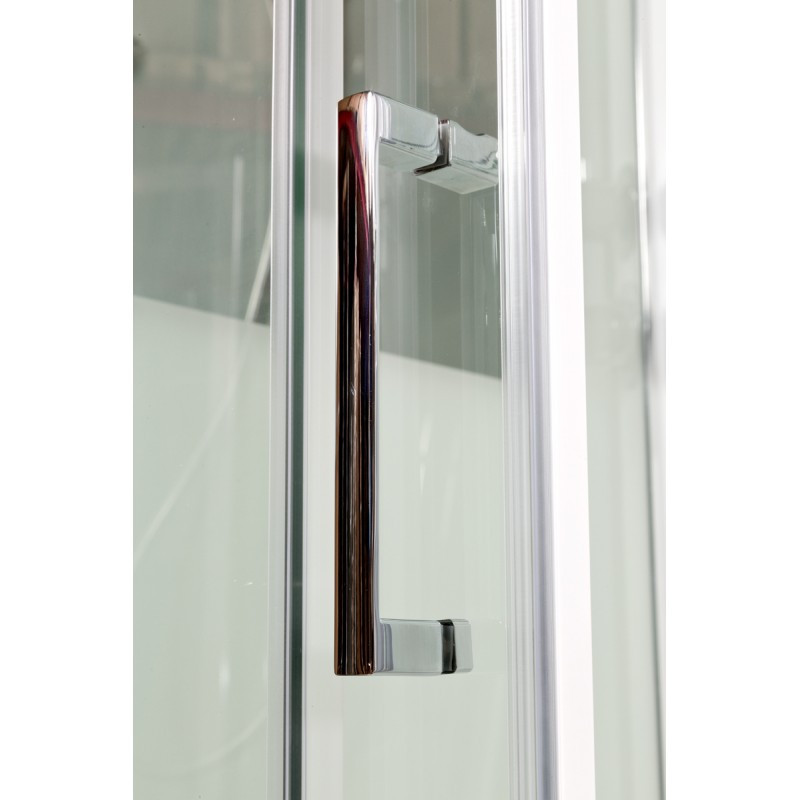 Душевая кабина DTO A 102 L LED с кнопкой и гидромассажем (120x80)