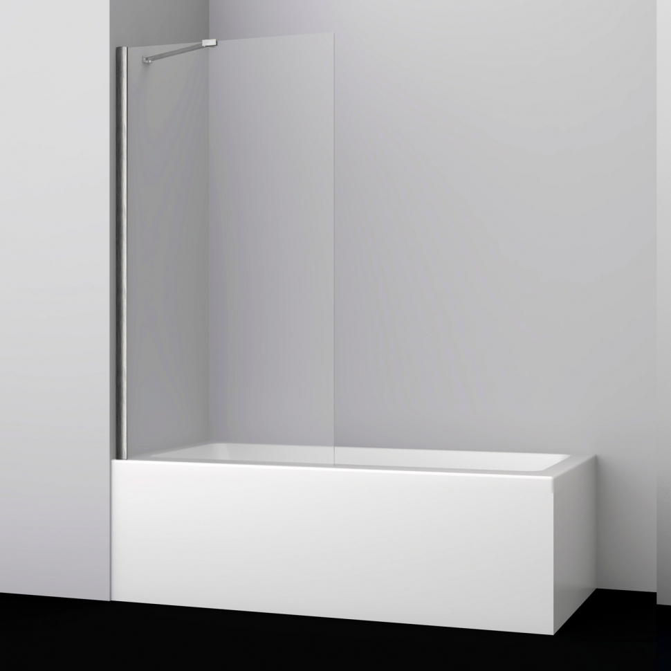 Стеклянная шторка Wasserkraft Spree 14P01-80