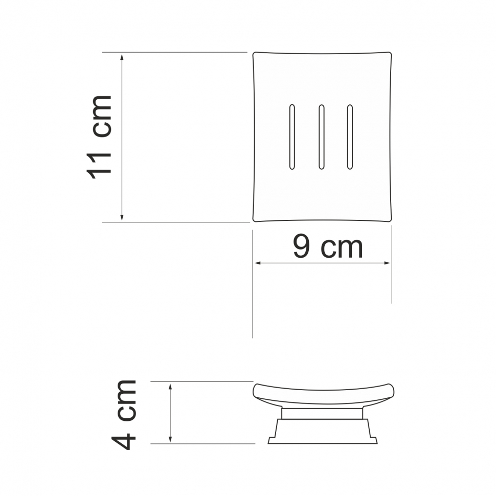 Мыльница Wasserkraft Amper K-5429WHITE