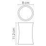 Стакан для зубных щеток Wasserkraft Salm K-7628
