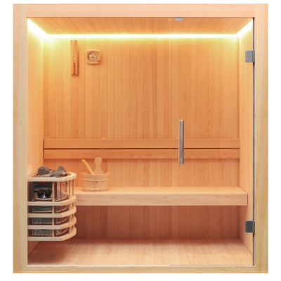 Финская сауна Frank F804 140х120x210 см липа, 804408