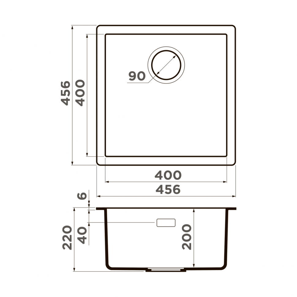 Кухонная мойка Omoikiri Yamakawa 45T-Integra-GR Tetogranit/leningrad grey, 4997254