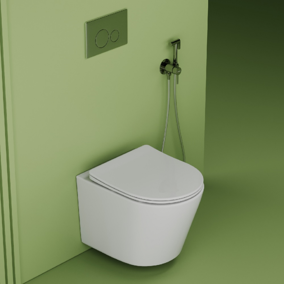 Гигиенический душ SANCOS Start со смесителем, цвет хром глянцевый, SC1001CH