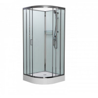 Душевая кабина Frank F409 М Brilliant 90x90 без крыши матовое стекло, 20079