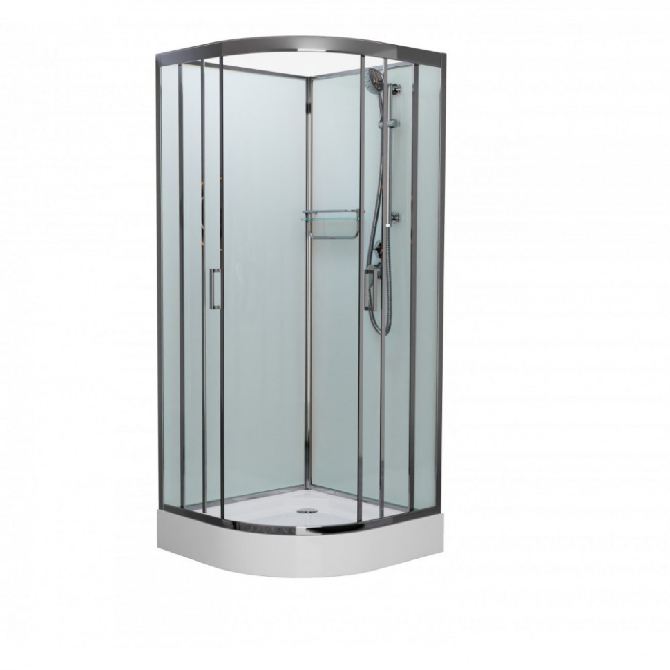 Душевая кабина Frank F409 М Brilliant 90x90 без крыши матовое стекло, 20079