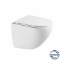 Унитаз подвесной Tornado Bien VT1-51T, цвет белый, ультратонкое soft-close сиденье