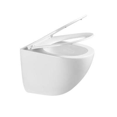 Унитаз подвесной Tornado Bien VT1-51T, цвет белый, ультратонкое soft-close сиденье