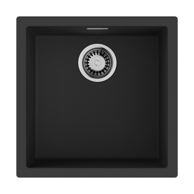 Кухонная мойка Omoikiri Yamakawa 45T-U/I-BL Tetogranit/черный, 4993302